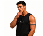 ZARQ Performance Sleeveless Training Tank – Black