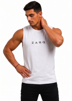 ZARQ Performance Sleeveless Training Tank – White