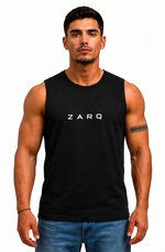 ZARQ Performance Sleeveless Training Tank – Black